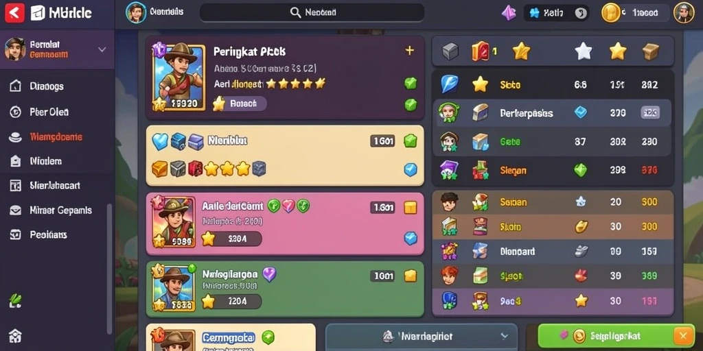 Screenshot dari level yang penuh tantangan di 666F.