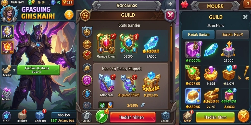 Screenshot memperlihatkan fitur interaksi sosial antar pemain.