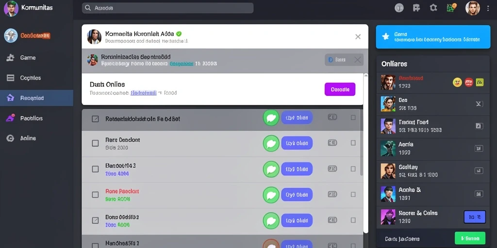 Leaderboard yang menunjukkan peringkat pemain secara real-time.