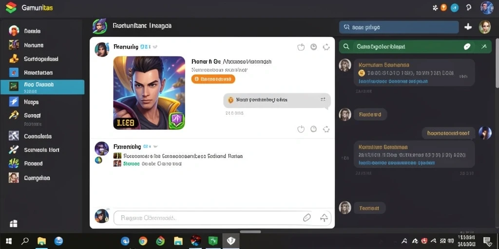 Petualangan seru dengan karakter unik dalam game.
